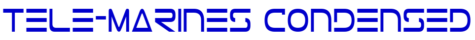Tele-Marines Condensed шрифт